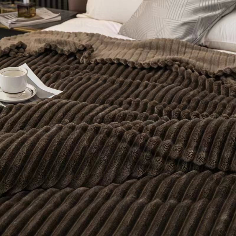 250GSM Coral Fleece Throw Blanket