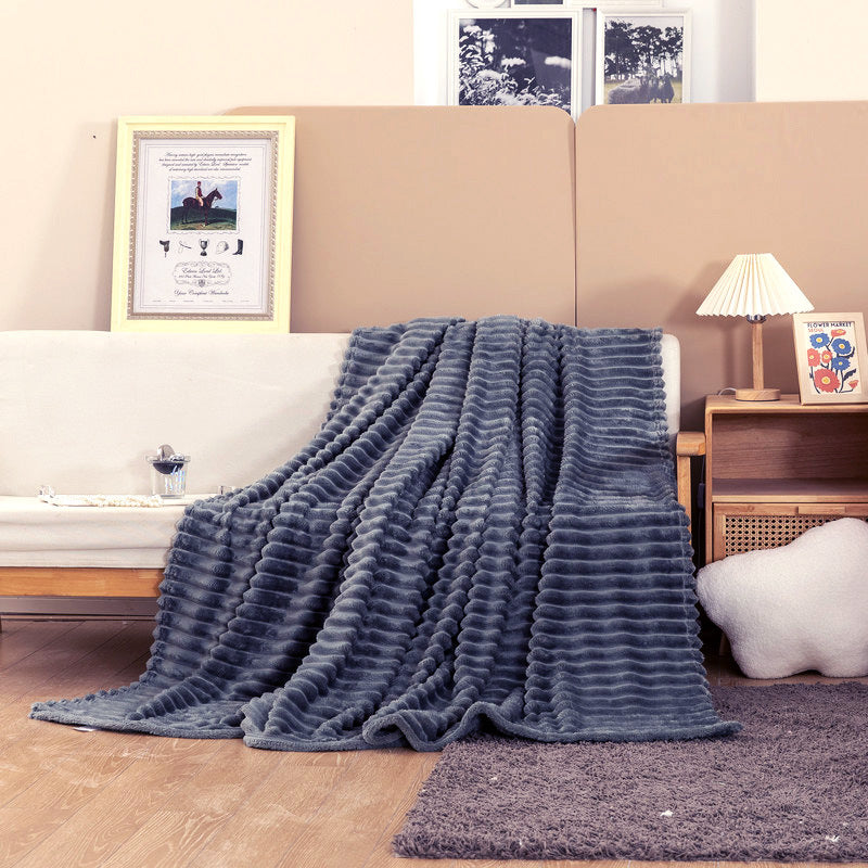 250GSM Coral Fleece Throw Blanket