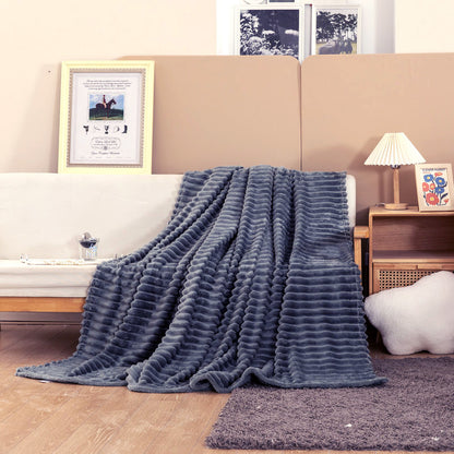 250GSM Coral Fleece Throw Blanket