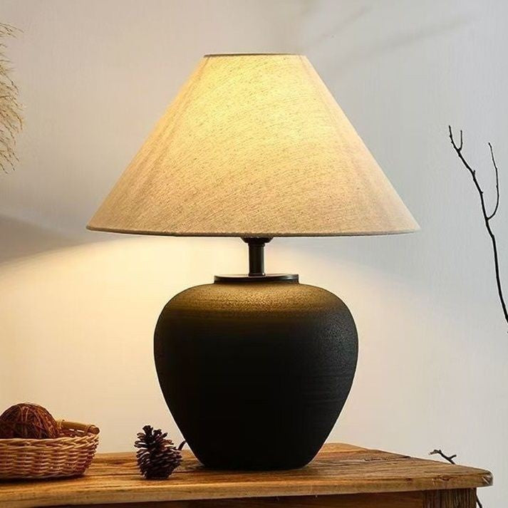 Briller Ivory Ceramic Table Lamp